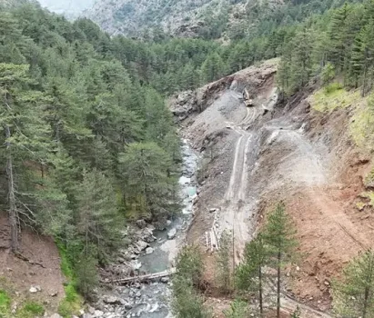 Προσωρινή διακοπή των εργασιών στο Ρέμα Γιότσα με απόφαση του Πρωτοδικείου Γρεβενών